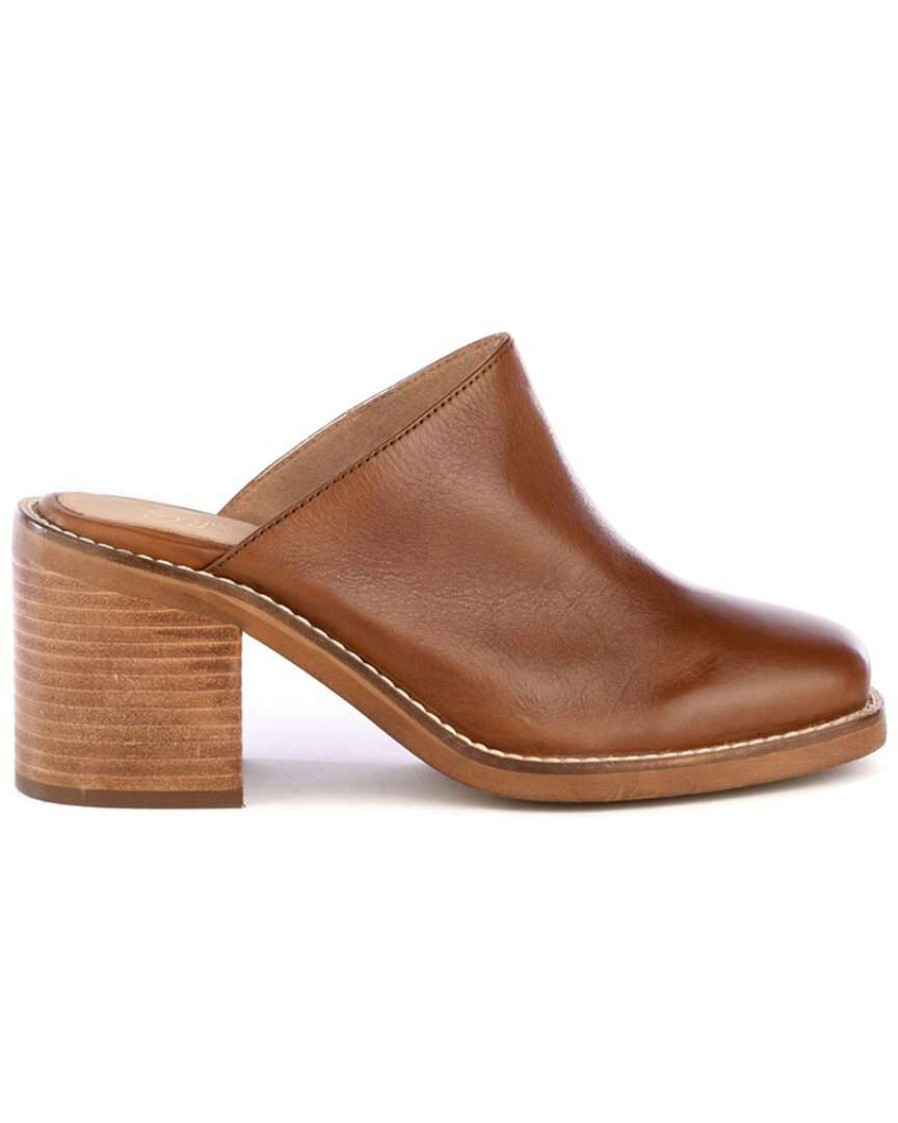 Shoes * | Seychelles Spur Of The Moment Leather Mule Women Tan Leather