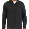 Clothing * | Weatherproof Mens Water Resistant Short Soft Shell Jacket Black