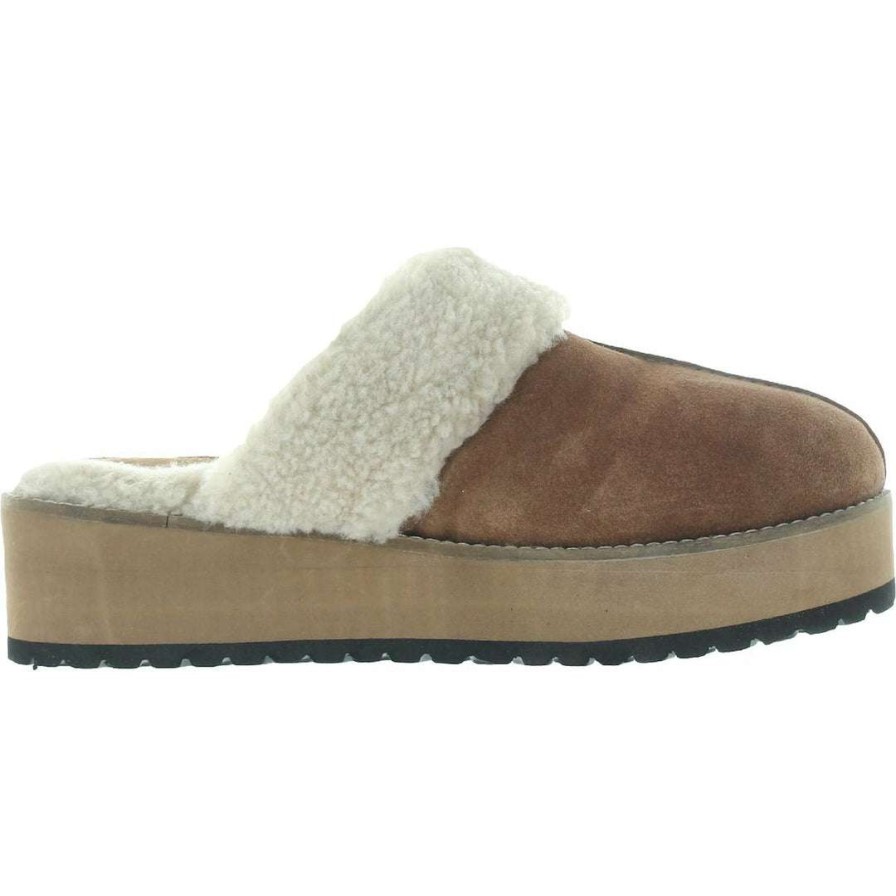 Shoes * | Seychelles Steady Womens Slip On Leather Mules Tan Suede