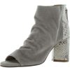 Shoes * | Seychelles Black Tie Womens Suede Peep Toe Dress Heels Taupe/ Beige