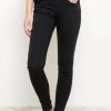 Clothing * | Mystree Stretchy Skinny Jeans In Women Black