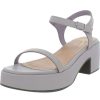 Shoes * | Seychelles Lofty Womens Ankle Strap Buckle Block Heels Vacchetta Leather