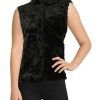 Clothing * | Weatherproof Womens Faux Fur Warm Outerwear Vest Black