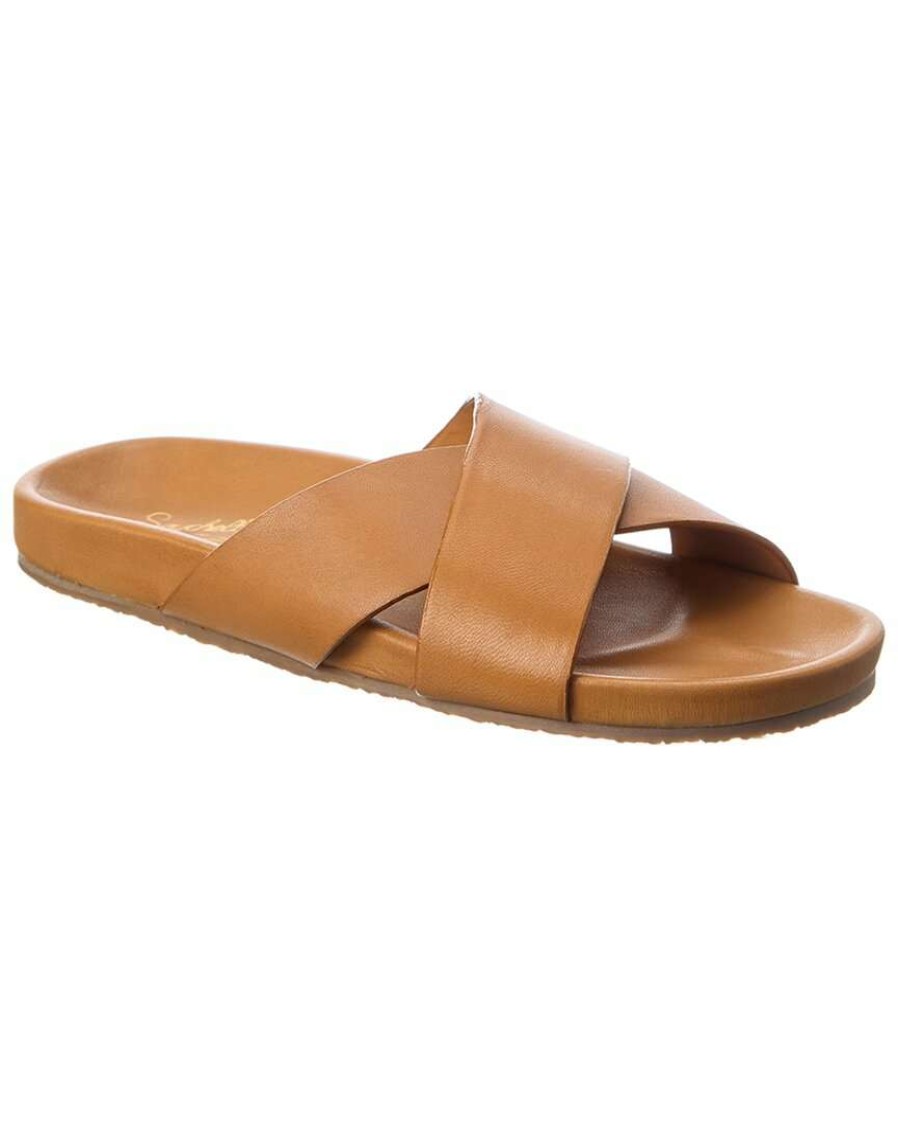 Shoes * | Seychelles Lighthearted Leather Sandal Women Tan