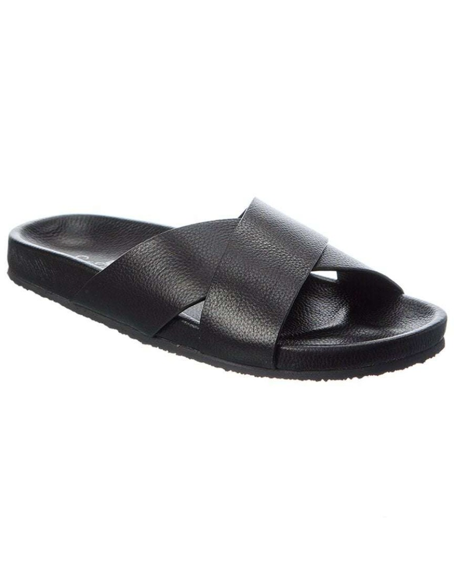 Shoes * | Seychelles Lighthearted Leather Sandal Women Black