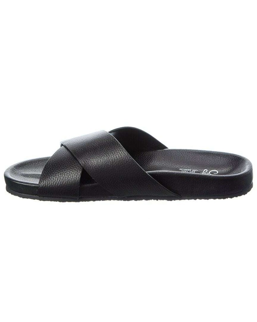 Shoes * | Seychelles Lighthearted Leather Sandal Women Black