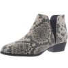 Shoes * | Seychelles Waiting For You Womens Leather Almond Toe Chelsea Boots Python/Black/White