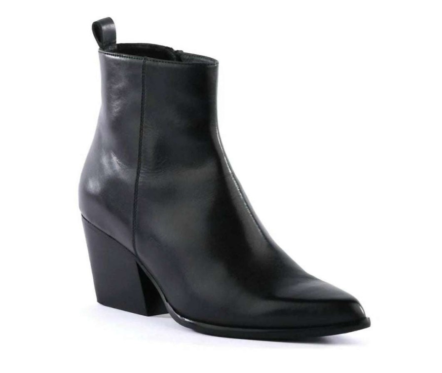 Shoes * | Seychelles Aboard Ankle Booties In Women Black Leather