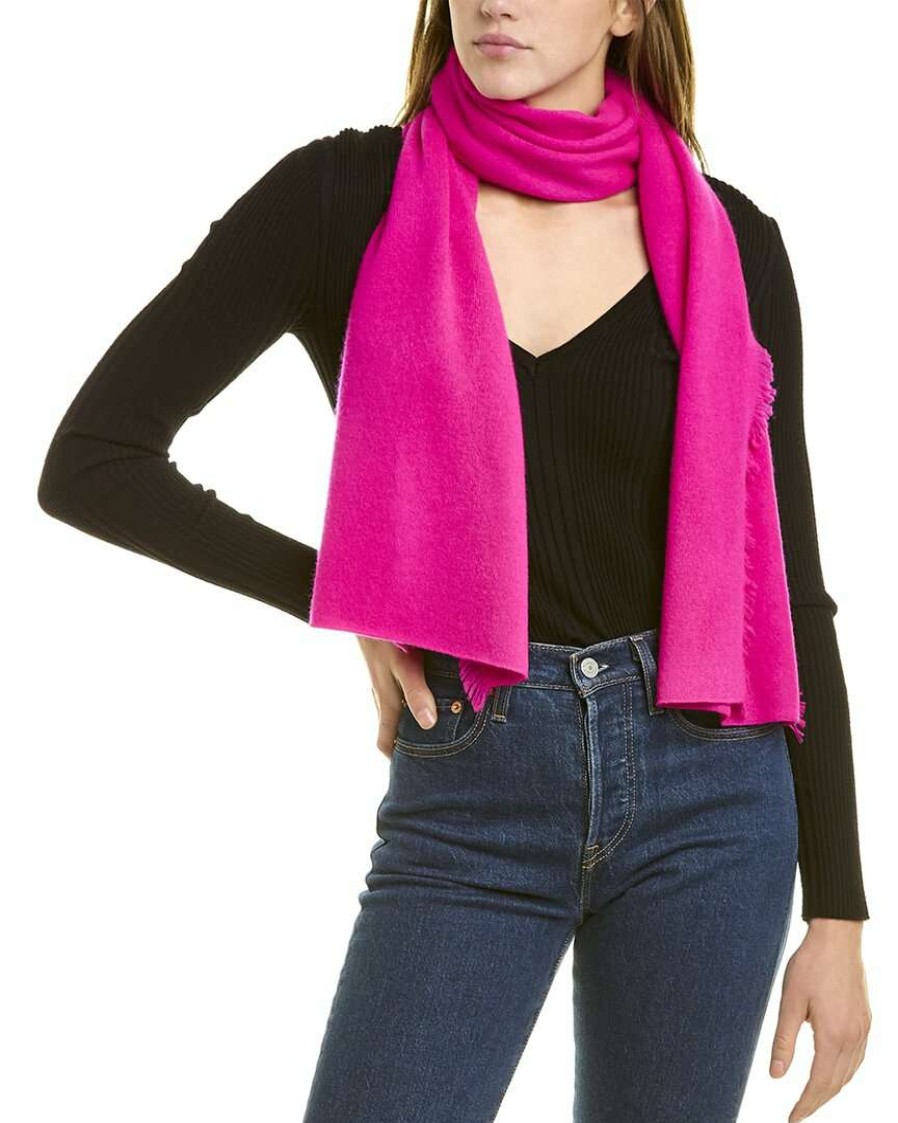 Clothing * | In2 By Incashmere Fringe Cashmere Wrap Women Pink