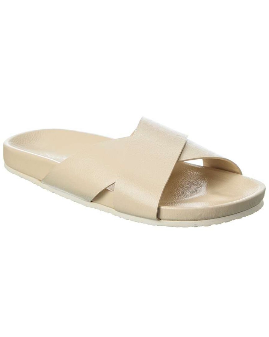 Shoes * | Seychelles Lighthearted Leather Sandal Women Off White