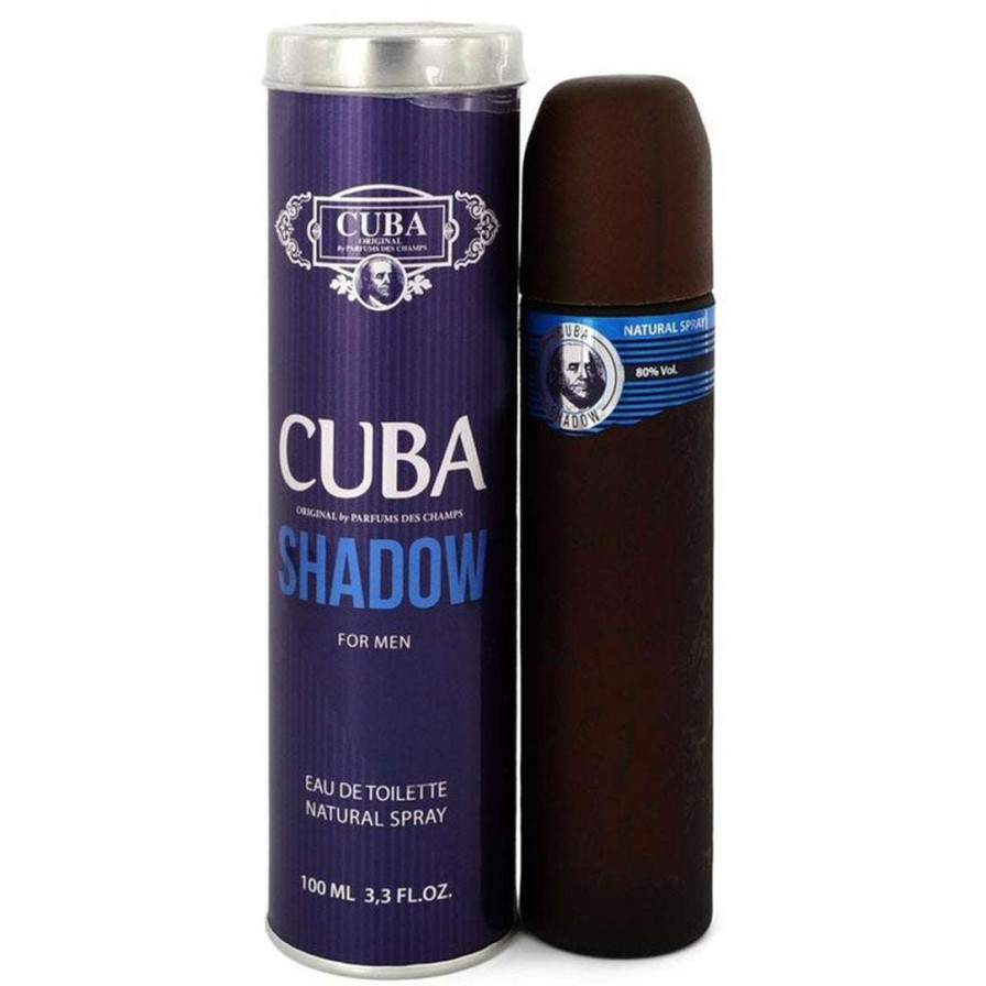 Health-Beauty * | Fragluxe 550692 3.4 Oz Cuba Shadow Cologne Eau De Toilette Spray For Men