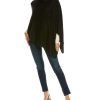 Clothing * | In2 By Incashmere Cashmere Poncho Women Black