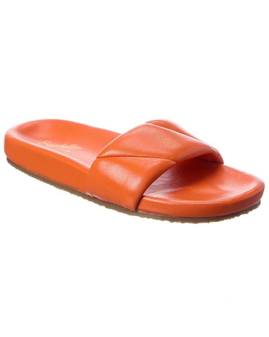 Shoes * | Seychelles Trilogy Leather Sandal Women Orange