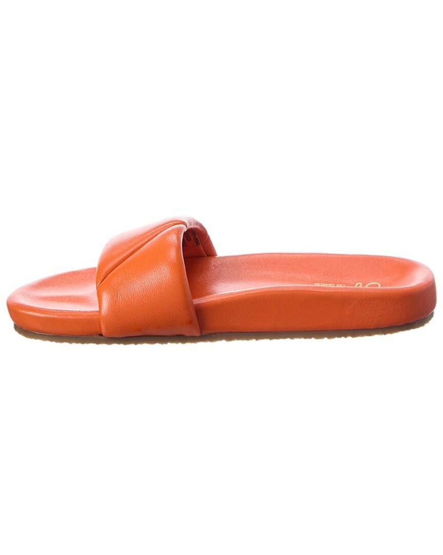 Shoes * | Seychelles Trilogy Leather Sandal Women Orange