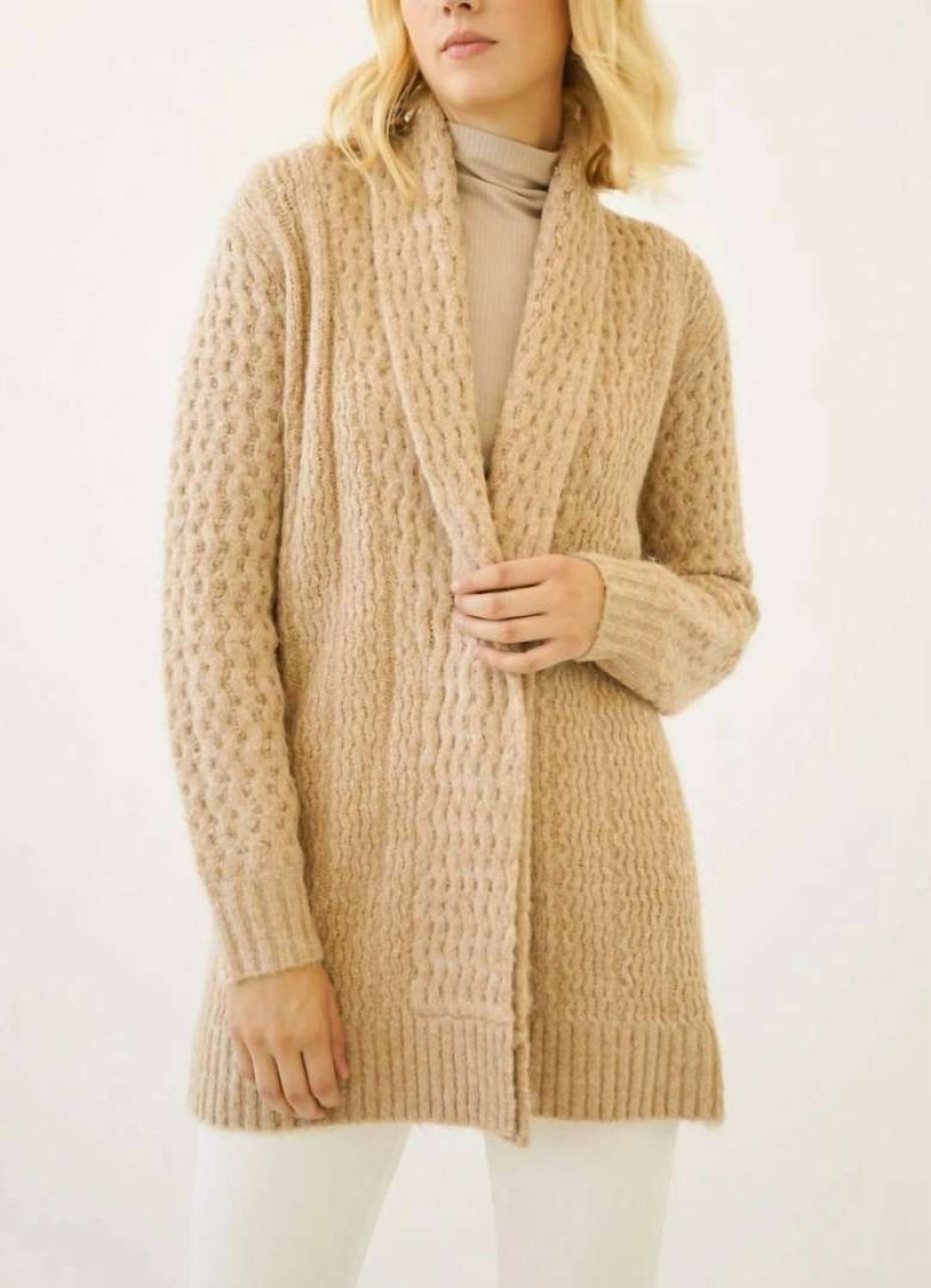 Clothing * | Mystree Open Cardigan In Women Toffee