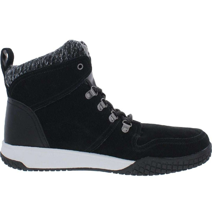 Shoes * | Weatherproof Ruby Womens Leather Cold Weather Winter & Snow Boots Black