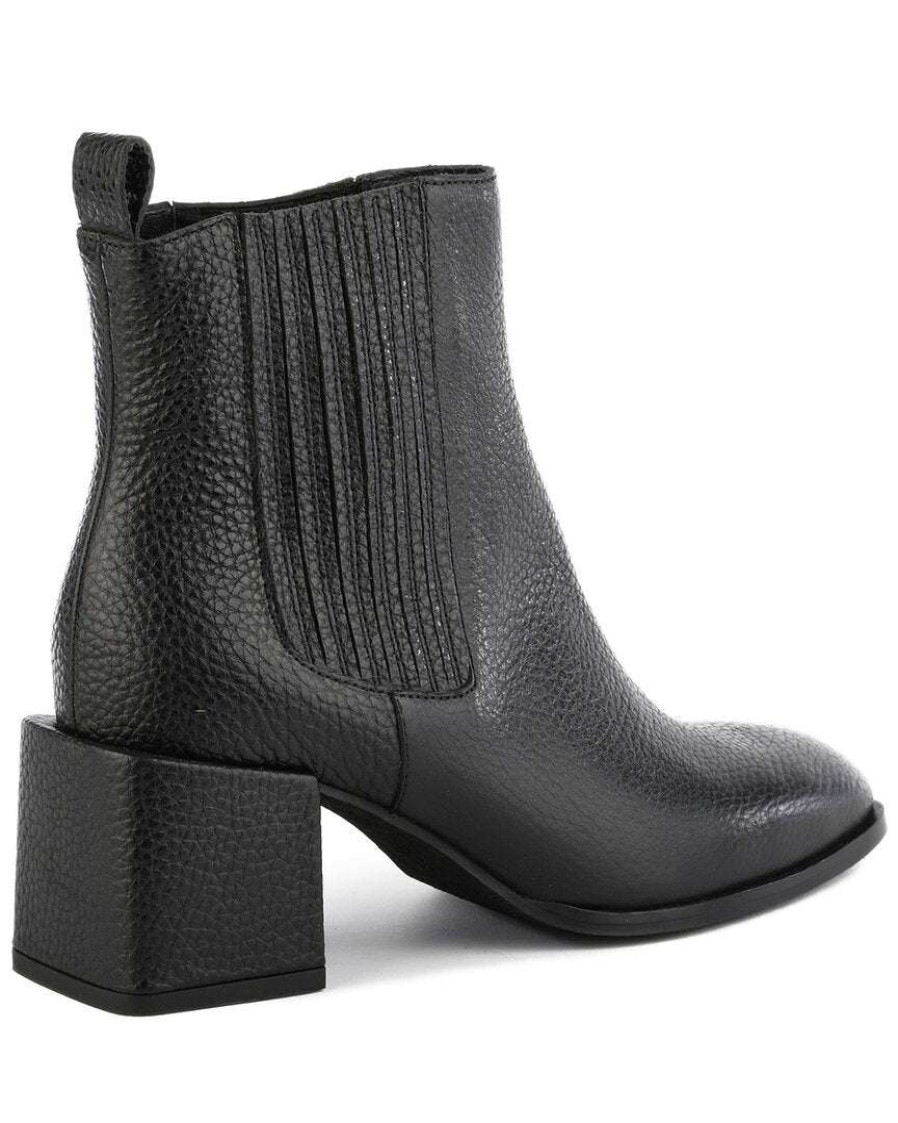 Shoes * | Seychelles Exit Strategy Leather Bootie Women Black Leather