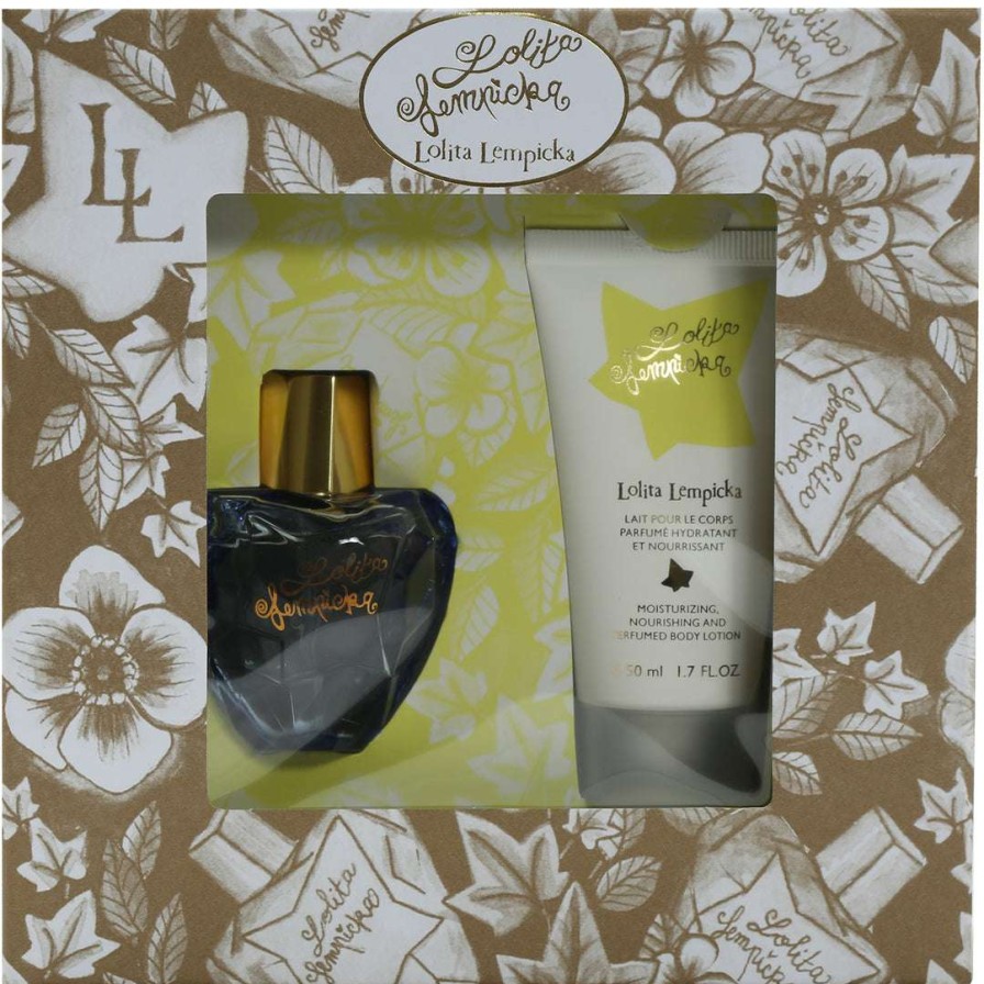 Health-Beauty * | Set Lolita Lempicka Mon Premiere 1 Oz Edp & 1.7 Oz Body Lotion