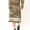 Clothing * | Mystree Sweater Skirt In Women Camo