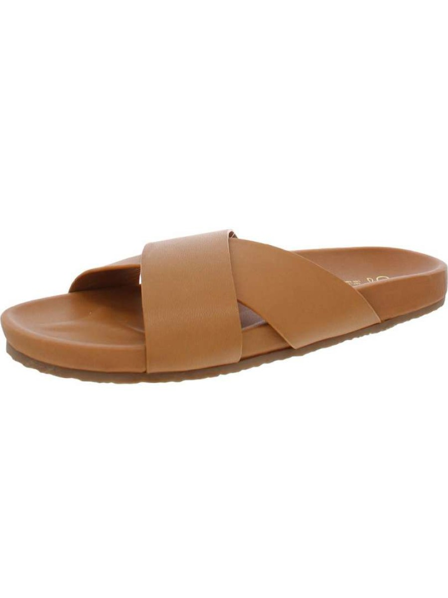 Shoes * | Seychelles Lighthearted Womens Leather Slide Sandals