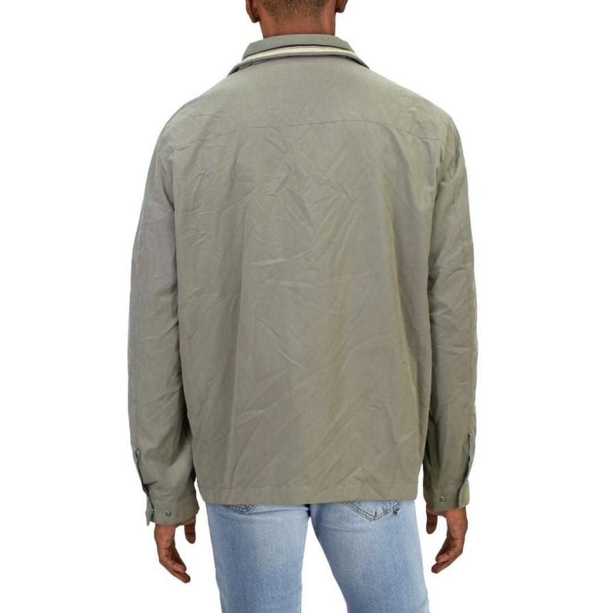 Clothing * | Weatherproof Mens Lightweight Windbreaker Jacket British Khaki