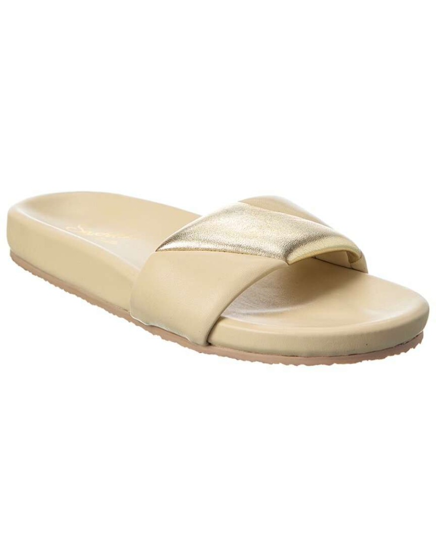 Shoes * | Seychelles Trilogy Leather Sandal Women Beige