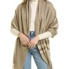 Clothing * | In2 By Incashmere Plaid Cashmere Wrap Women Beige