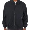 Clothing * | Weatherproof Mens Short Outerwear Bomber Jacket Black