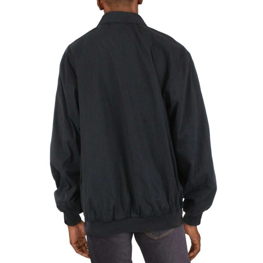 Clothing * | Weatherproof Mens Short Outerwear Bomber Jacket Black